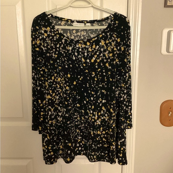 Susan Graver Liquid Knit Top - Picture 1 of 4